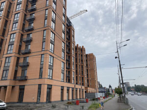 Novoselivska street Dnipro city. New residential complex