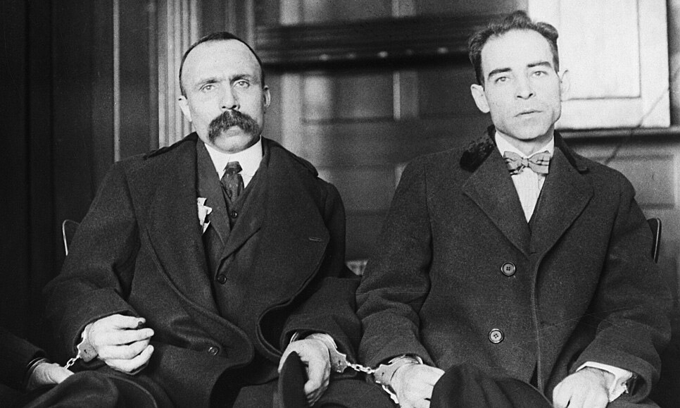 Sacco and Vanzetti after the arrest