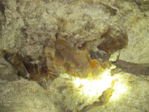 кристаллы в пещере Млынки