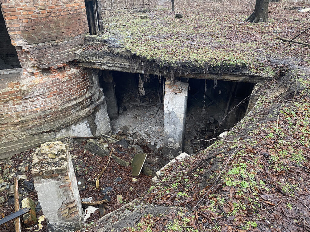 basement abandoned hospital in Dnipro