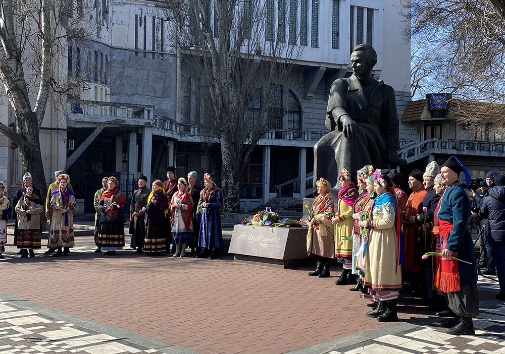 Dnipro celebration of Shevchenko's birthday in 2023