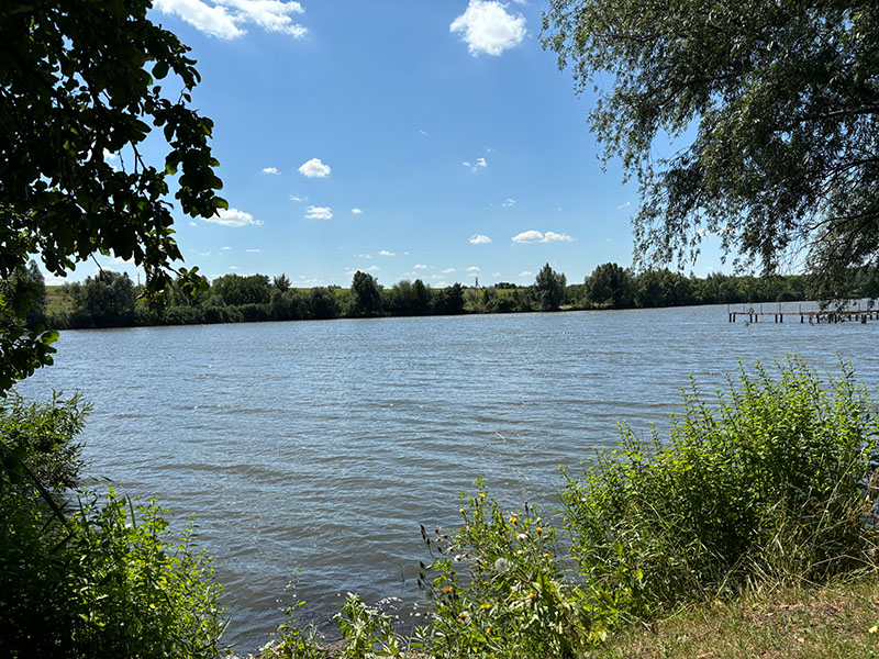 The Serebryanka River in Subotsi