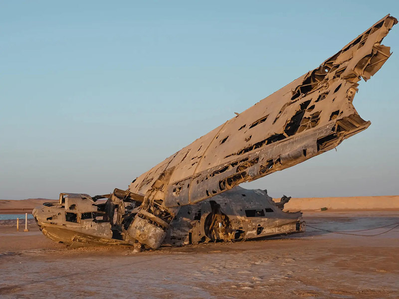 An Abandoned Catalina Seaplane in Saudi Arabia